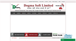 Desktop Screenshot of dogmaindia.com