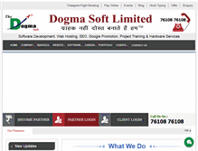 Tablet Screenshot of dogmaindia.com